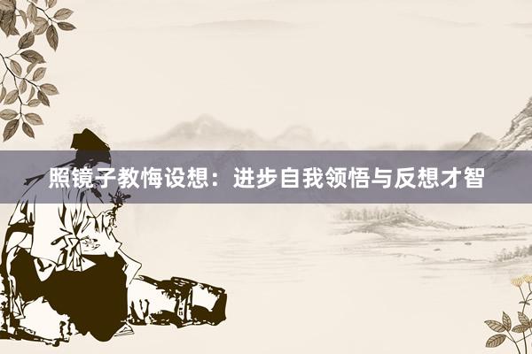 照镜子教悔设想：进步自我领悟与反想才智